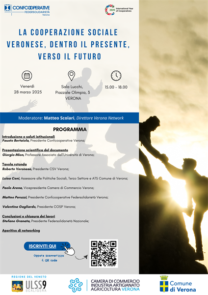 La cooperazione sociale veronese, dentro il presente, verso il futuro