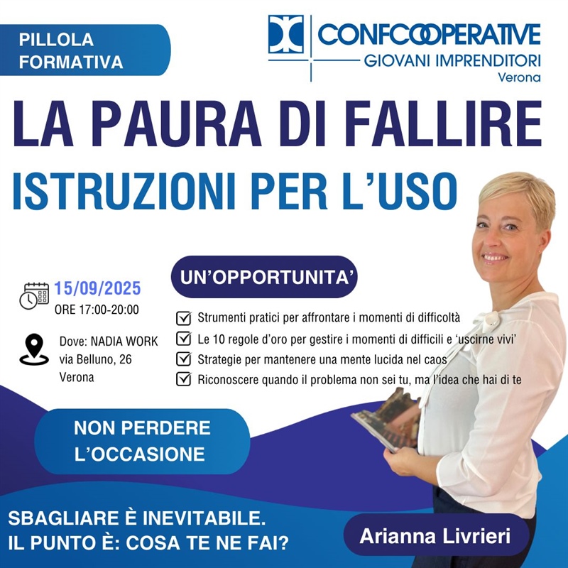 “La paura di fallire: istruzioni per l’uso”