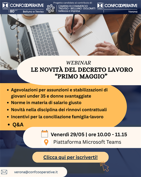 "Le novità del Decreto Lavoro Primo Maggio"
